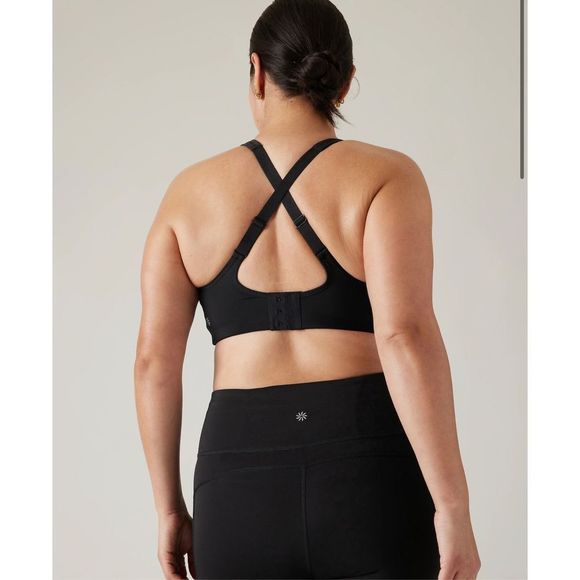 ATHLETA - Glory Bra - Black Underwire Sports Bra sz 32D - Picture 8 of 9